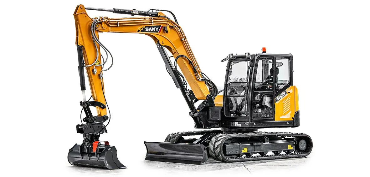 Minigrävmaskin, <9 ton