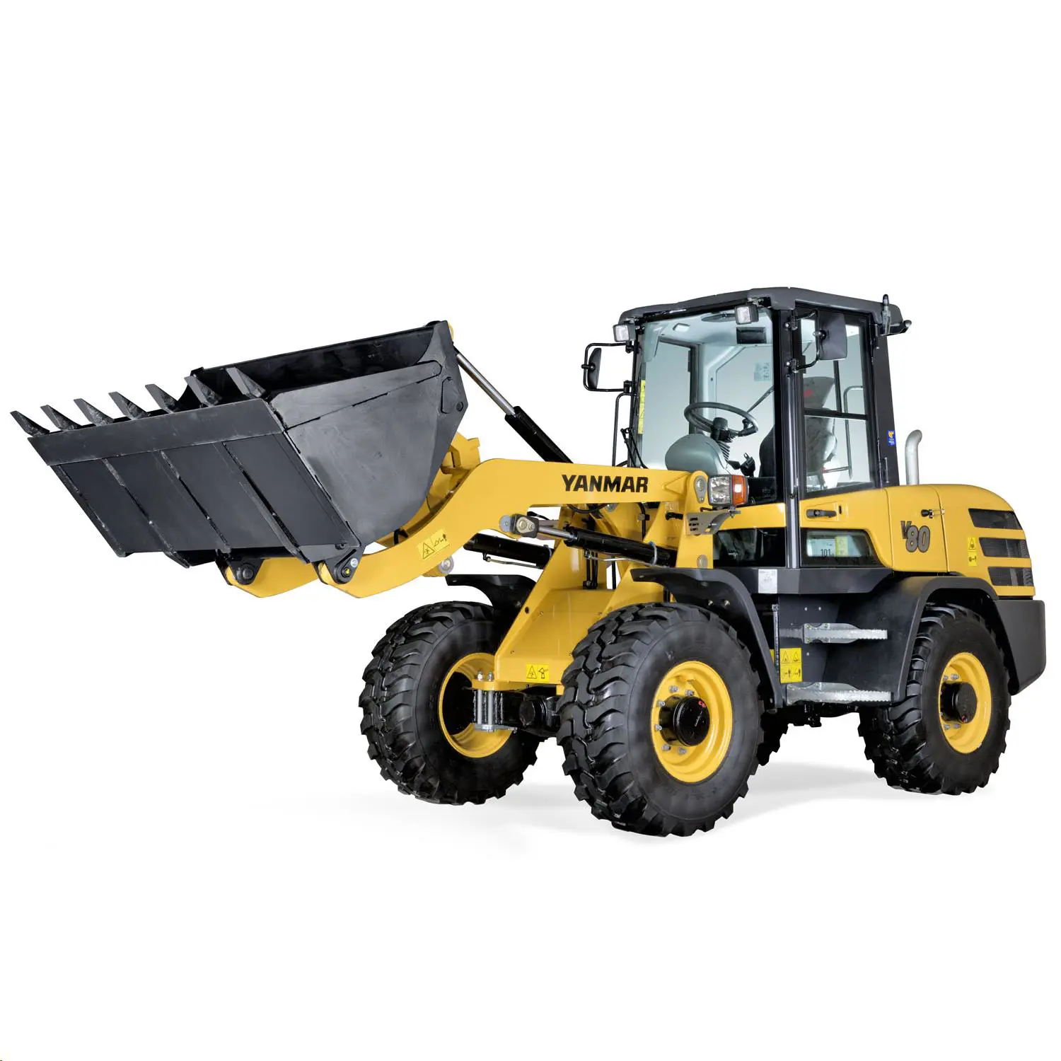 Hjullastare, <1m3, Vikt 4.9t,Tipplast 3770kg